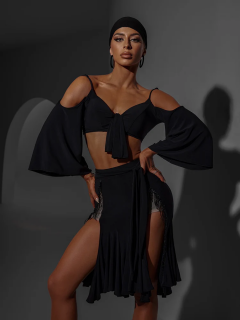 Топ для танцев ZYM, Gypsy Glam Top, 2364, Черный