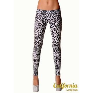 Легинсы California Leggins, 30 WHITE LEOPARD