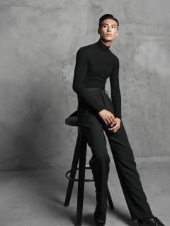 Одежда для танцев - Бадлоны мужские ZYM, 5 Years Basic Turtle Neck Long Sleeve, 20610, Пыльно розовый