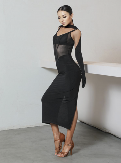 Одежда для танцев - Платье для латины ZYM, Miss Muse Dress, 2072, Черное
