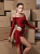 Платье для латины ZYM, Hghlights Diamante Dress, 2055, Красное