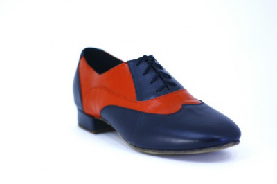 Ботинки Dancemaster, Tango, 235 (широкая), Черная кожа Красная кожа
