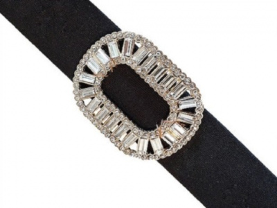 Ремень с пряжкой ZYM, Diamond Buckle Belt,#2, Черный