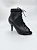 Обувь для High Heels - Ботильоны для танцев Dancemaster, 8011, Черная кожа с перфорацией, каблук 8 см