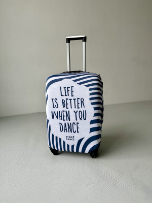 Чехол для чемодана Atelier, Life Is Better When You Dance