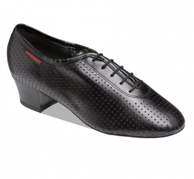  Ботинки Supadance, Tr, 1026, Black Leather High heel, Черная кожа, блок каблук
