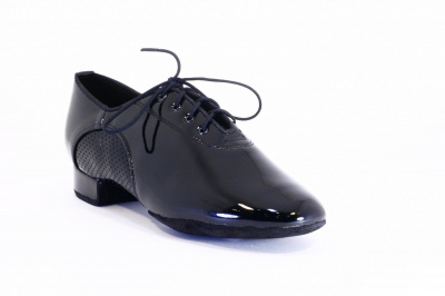 Ботинки Dancemaster, St, 250 (широкая), Черная лакированная кожа