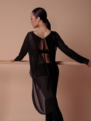Топ для танцев ZYM, Now And Always Mesh Blouse, 2034H, Черный