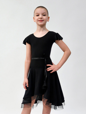 Платье Atelier, Одонта, с поясом и открытой спиной, Черный