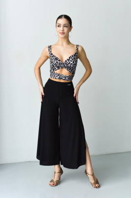 Брюки для танцев Atelier, Танго, ISW, Черный