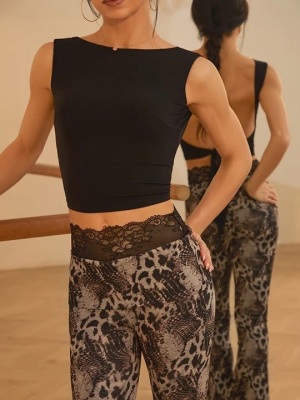 Топ для танцев ZYM, Chic Crop Top, 26005, Черный